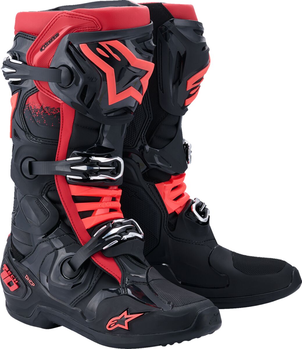 Alpinestars Tech 10 Crosslaarzen Zwart/ Rood