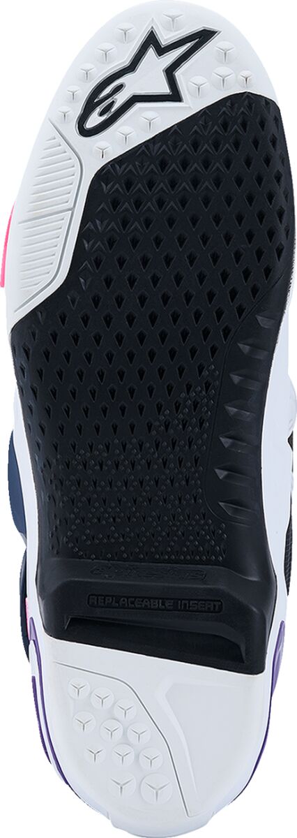Alpinestars Tech 10 Crosstövlar Hi-Vis Rosa/ Blå/ Violett/ Vit - 4