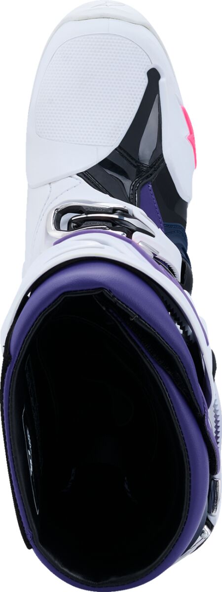 Alpinestars Tech 10 Crosstövlar Hi-Vis Rosa/ Blå/ Violett/ Vit - 6