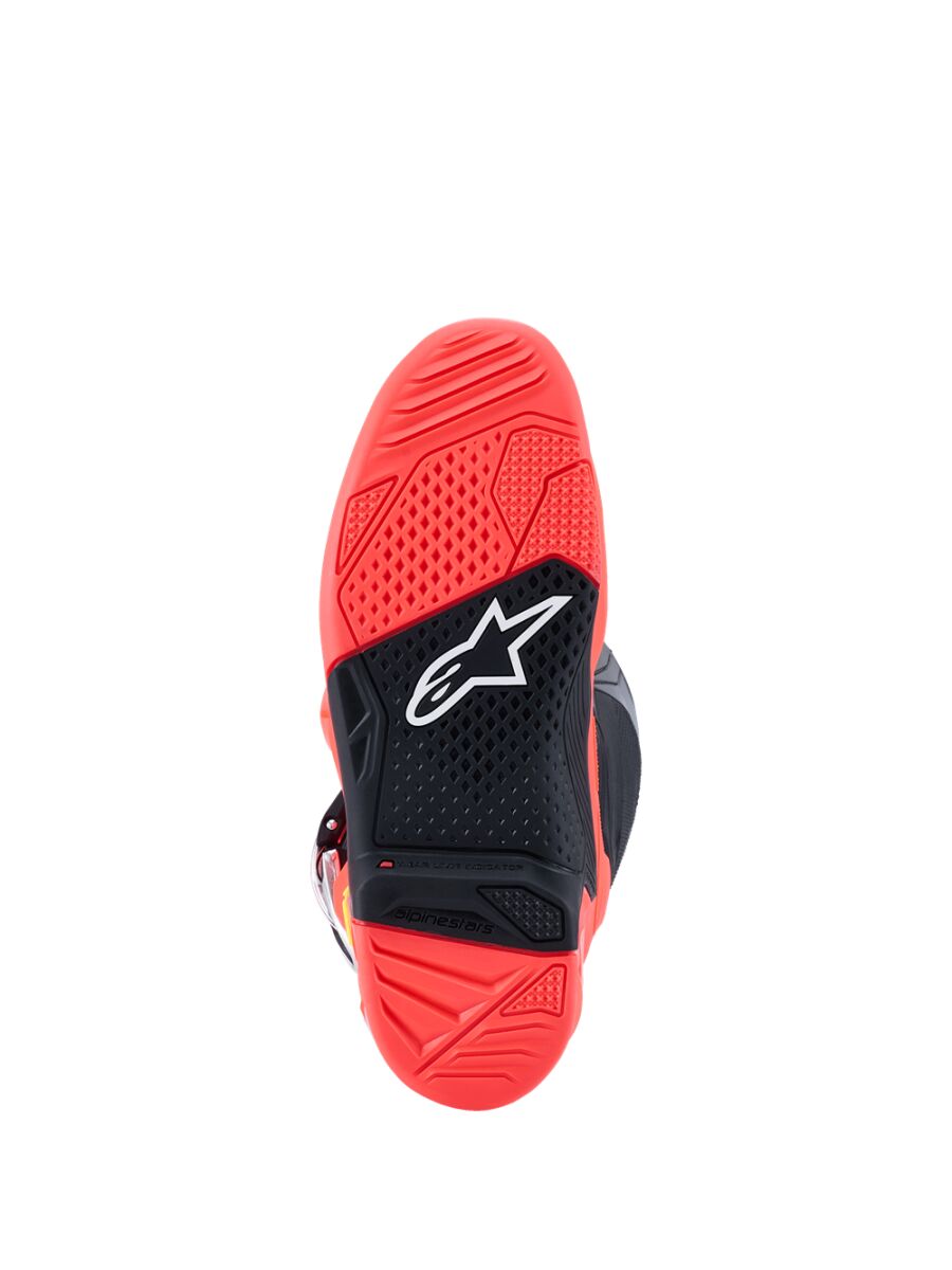 Alpinestars Tech 7 Crosstövlar Svart/ Hi-Vis Rosa/ Röd - 5