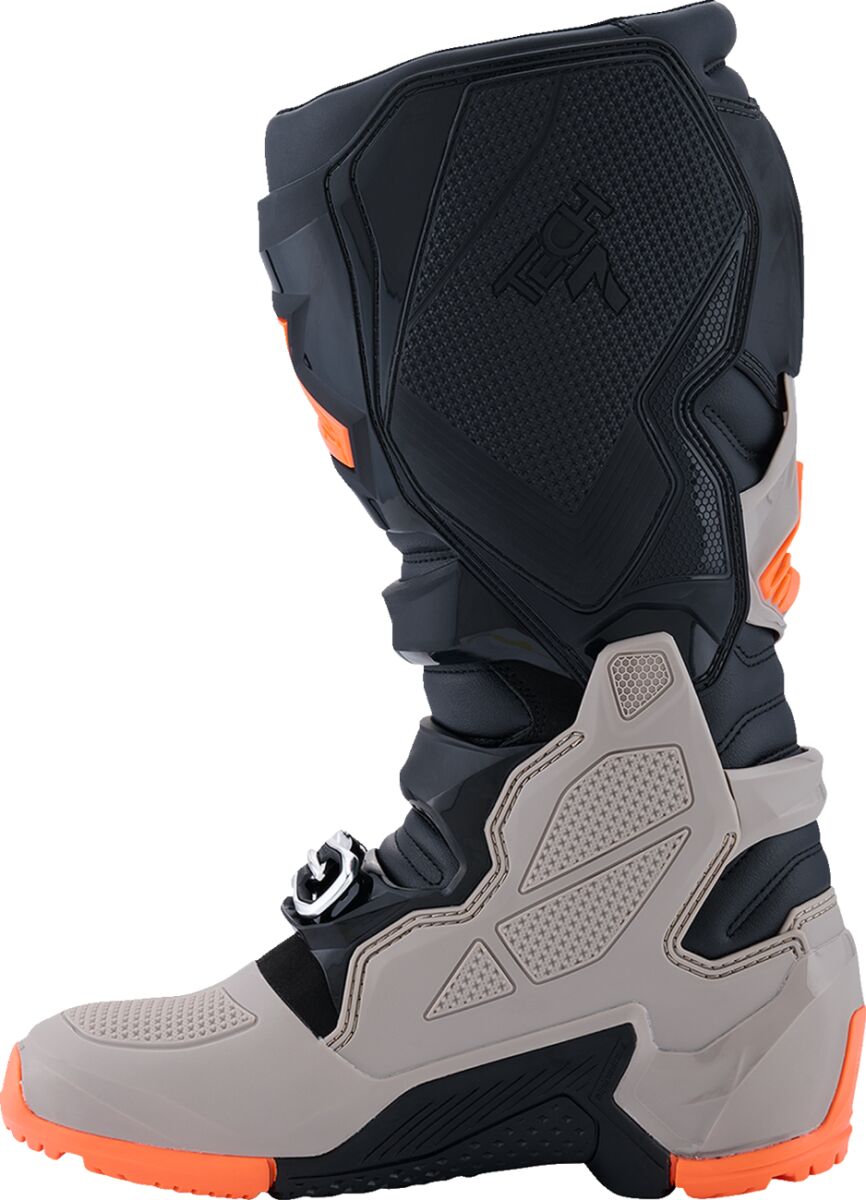 Alpinestars Tech 7 Enduro Crosslaarzen Zwart/ Hi-Vis Oranje/ Grijs - 5