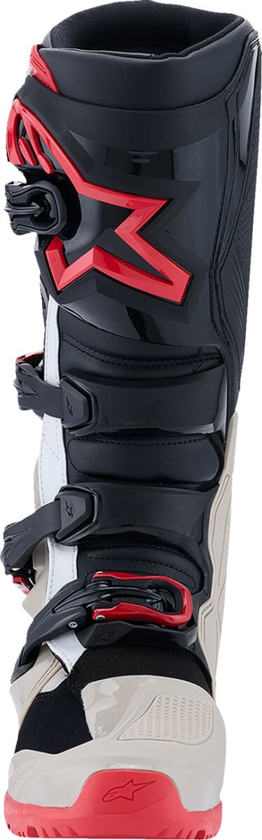 Alpinestars Tech 7 Enduro Crosstövlar Svart/ Röd/ Grå - 4