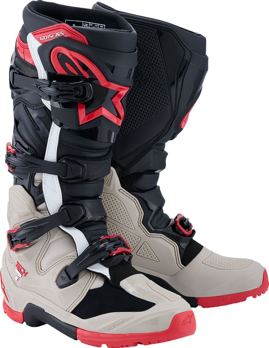 Alpinestars Tech 7 Enduro Crosstövlar Svart/ Röd/ Grå