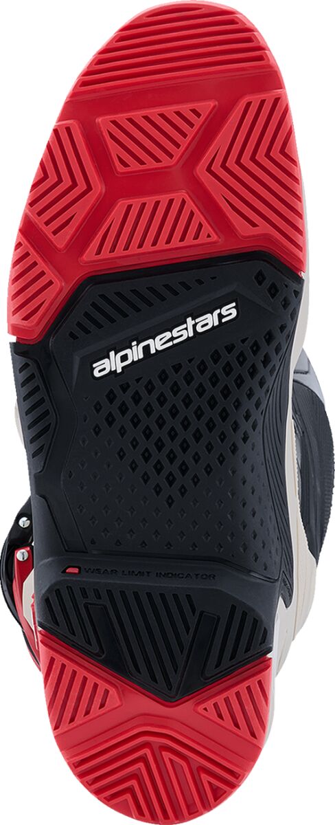 Alpinestars Tech 7 Enduro Crosstövlar Svart/ Röd/ Grå - 7