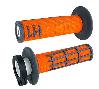 ODI Emig 2.0 Lock-On Grips Orange Grey