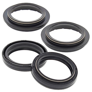 All Balls Fork Oil Seal/ Dust Seal Kit Musta