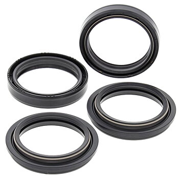 All Balls Fork Oil Seal/ Dust Seal Kit Musta
