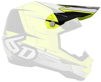 6D ATR-1 Sonic Visiiri, Neon Keltainen/Musta