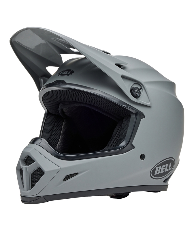Casco da cross MX-9 Mips BELL Opaco Solid Grigio