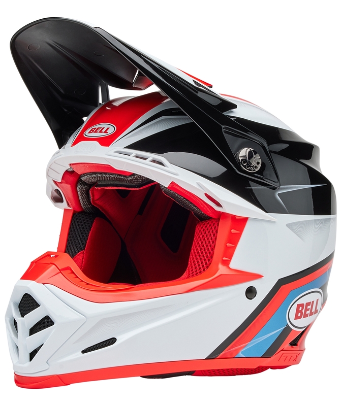 BELL Moto-9S Flex MX Helmet Merchant Gloss Red/Black
