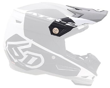 6D ATR-2 Shadow Vizier, Mat Wit/Zwart
