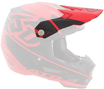 6D ATR-2 Core Visiera, Rosso/Nero