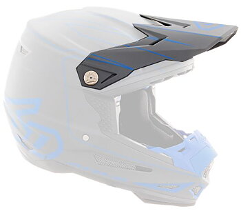6D ATR-2 Recon Visiera, Gris/Azul