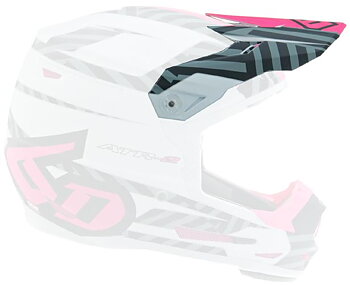 6D ATR-2 Havoc Visiera, Neon Rosa/Blanco