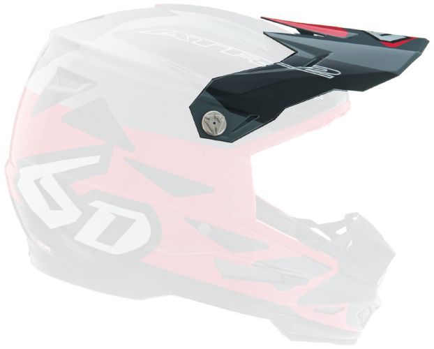 6D ATR-2 Merge Visier, Rot/Grau/Schwarz
