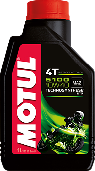 Motul 5100 4T Technosynthese® lubricant, 10W-40