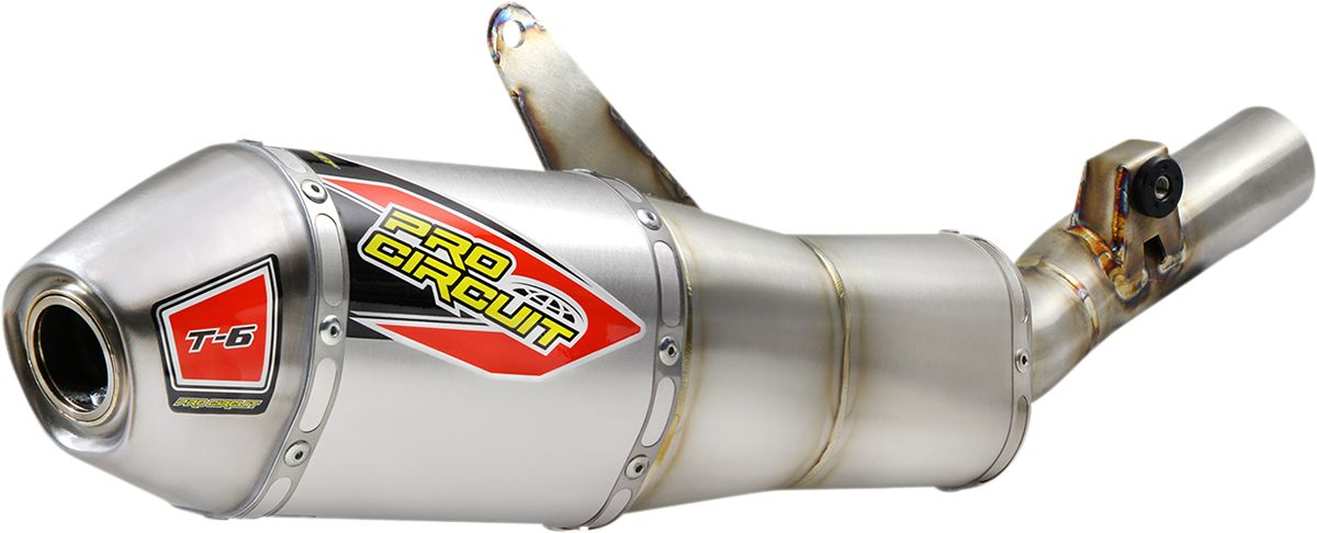 T-6 Stainless Slip-On Silencers Pro Circuit