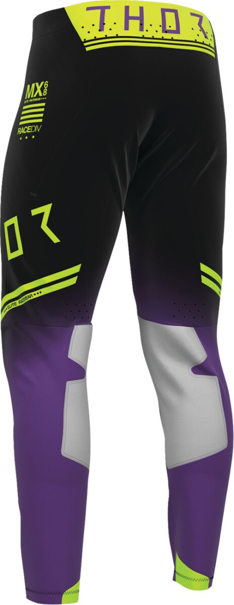 Pantaloni Sportmode Geo THOR Nero/ Grigio/ Viola/ Giallo - 2