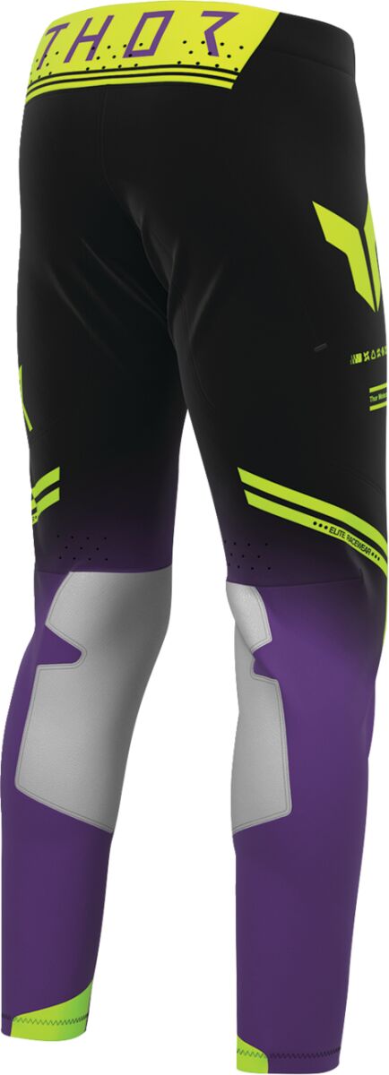 Pantaloni Sportmode Geo THOR Nero/ Grigio/ Viola/ Giallo - 4