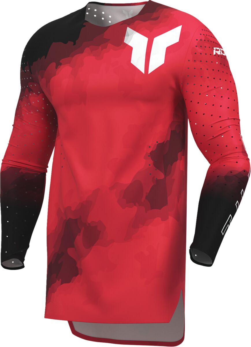 THOR Sportmode Carbon Jersey Sort/ Rød - 2