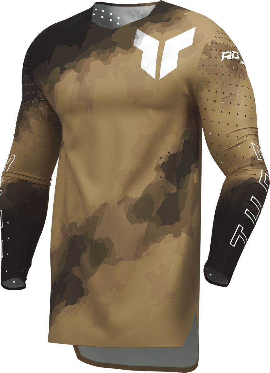 THOR Sportmode Carbon Jersey Brun - 3