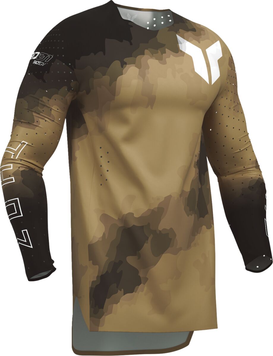 THOR Sportmode Carbon Jersey Brun