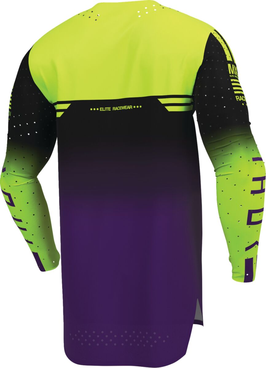 THOR Sportmode Geo Jersey Musta/ Violetti/ Keltainen - 3