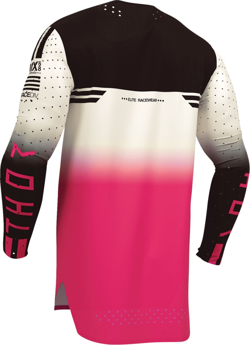 THOR Sportmode Geo Jersey Svart/ Rosa/ Vintage White - 6