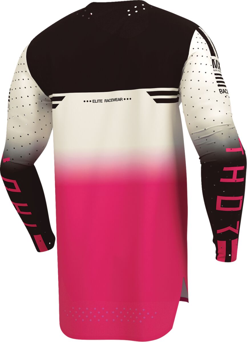 THOR Sportmode Geo Jersey Svart/ Rosa/ Vintage White - 2