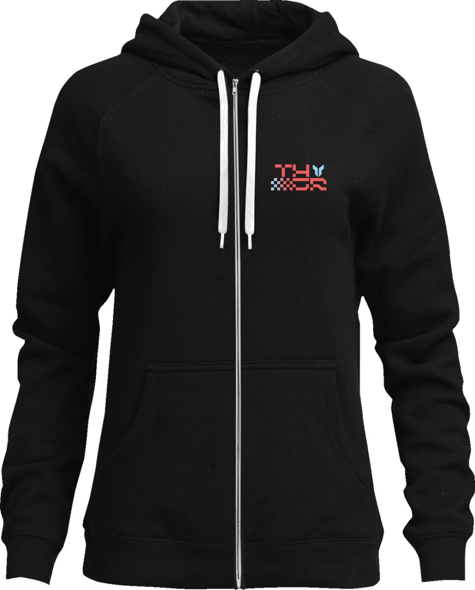 THOR Women's Vantage Zip-Up Hoodie Svart