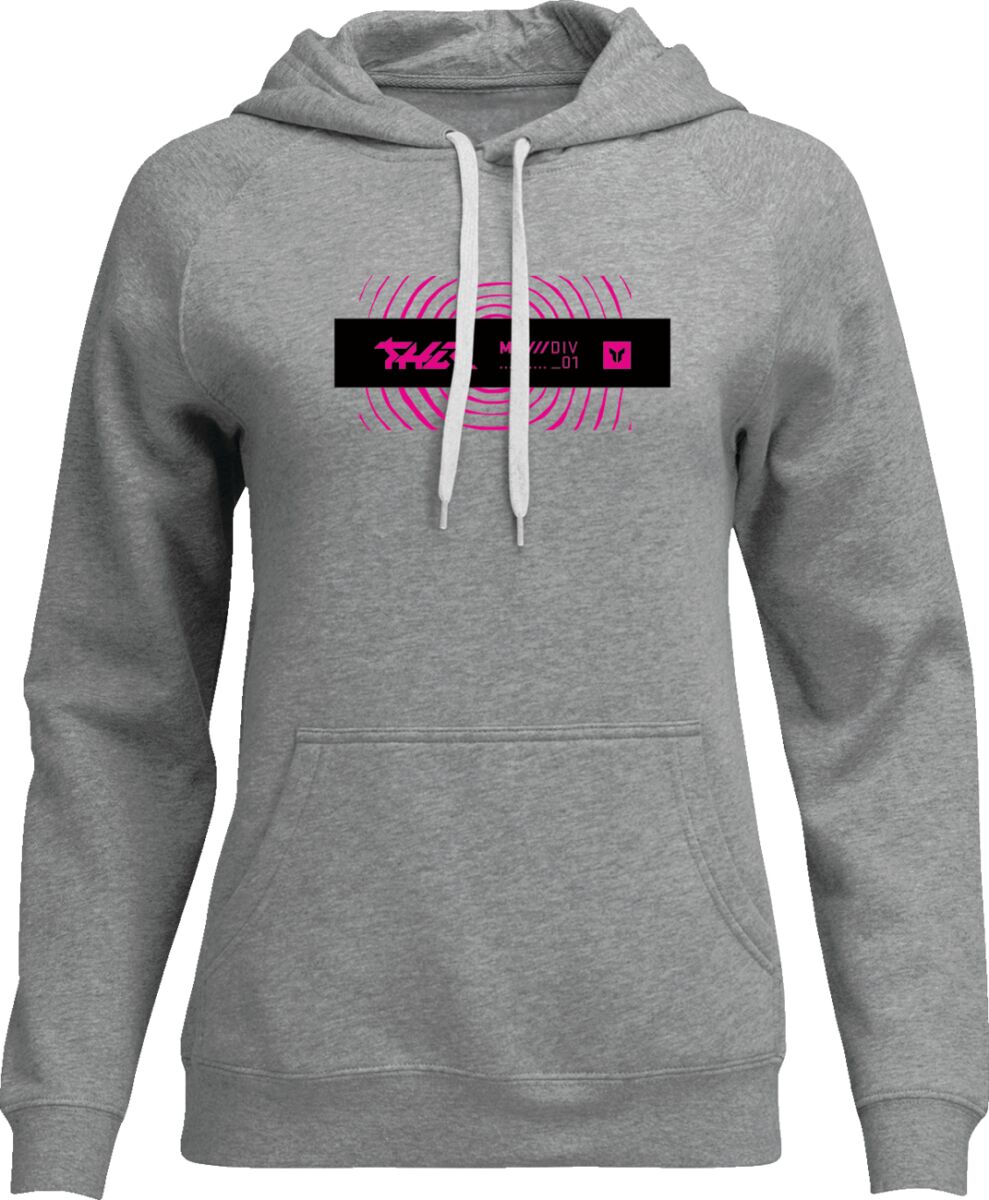 Felpa Mind Control con cappuccio donna THOR Heather Gray