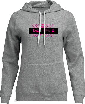 Felpa Mind Control con cappuccio donna THOR Heather Gray