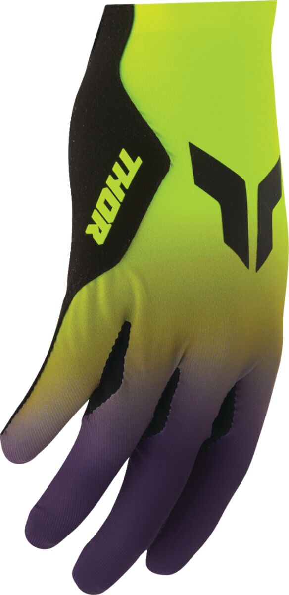 THOR Sportmode Iconic Gloves Acid/ Sort/ Lilla - 3