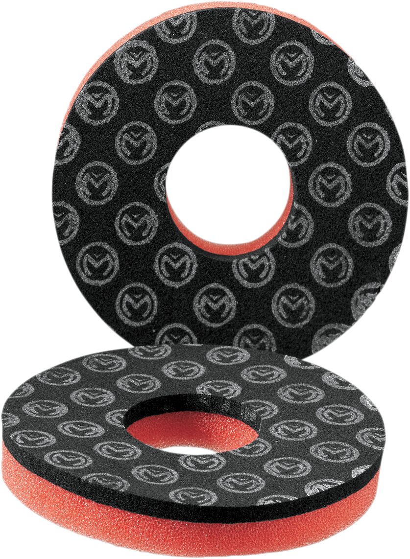 Moose Racing Zweischicht-Griffdonuts Black Gray Red