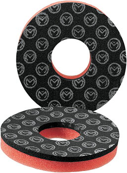Moose Racing Zweischicht-Griffdonuts Black Gray Red
