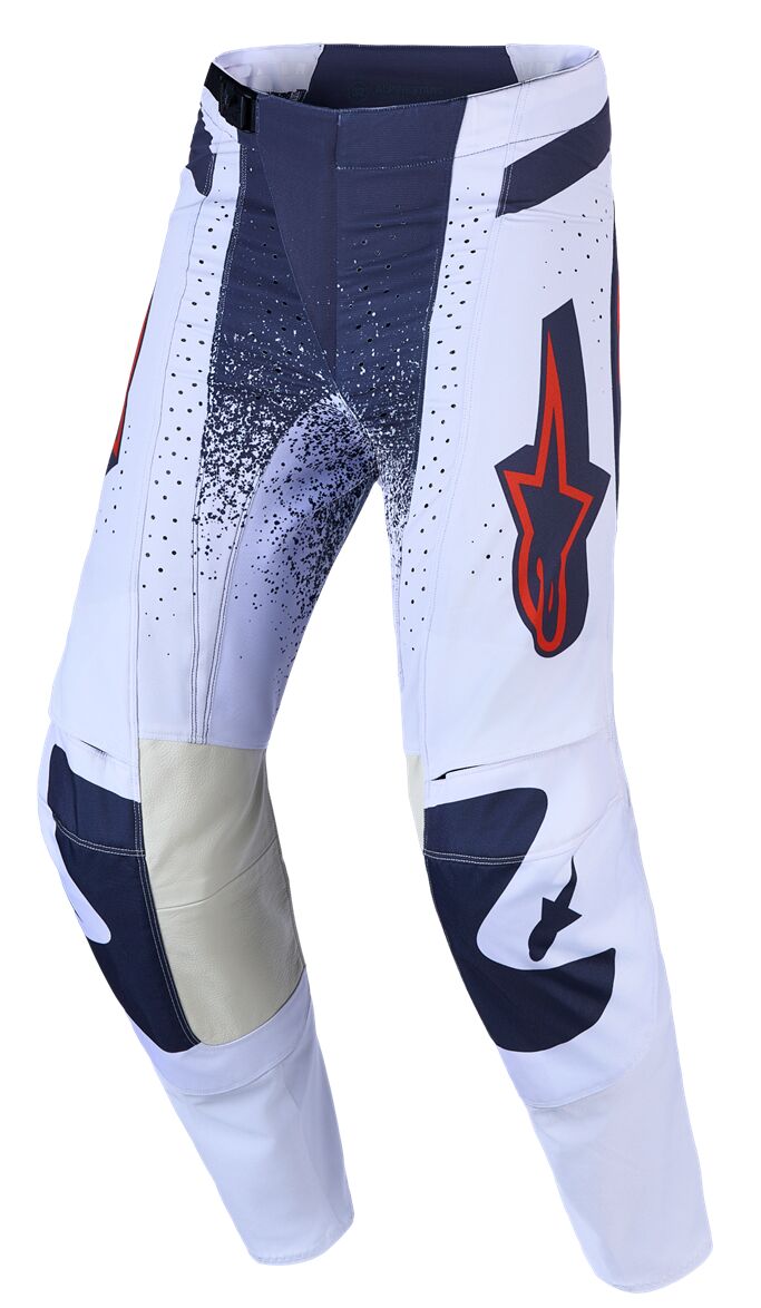 Alpinestars Techstar Swan Crossbukser Grå/  Lilac/ Rød