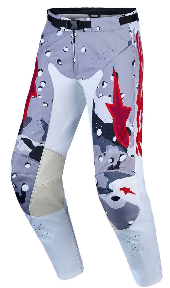 Alpinestars Racer Air Lone Crossbyxor Camo/ Grå/ Röd/ Vit
