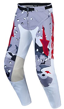 Alpinestars Racer Air Lone Crossihousut Camo/ Harmaa/ Punainen/ Valkoinen