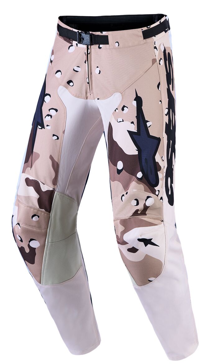 Alpinestars Racer Lone Crossbyxor Brun/ Camo/ Blå/ Off-White/ Brun/ Vit