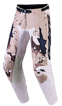 Alpinestars Racer Lone Crossihousut Ruskea/ Camo/ Sininen/ Off-White/ Ruskea/ Valkoinen