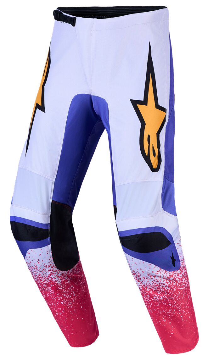 Alpinestars Fluid Drag Crossbyxor Blå/ Guld/ Lila/ Röd/ Vit