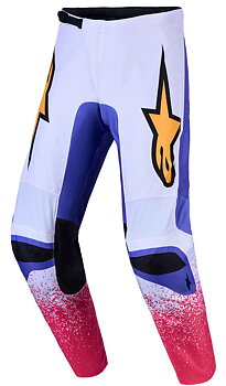 Alpinestars Fluid Drag Crossihousut Sininen/ Kulta/ Violetti/ Punainen/ Valkoinen