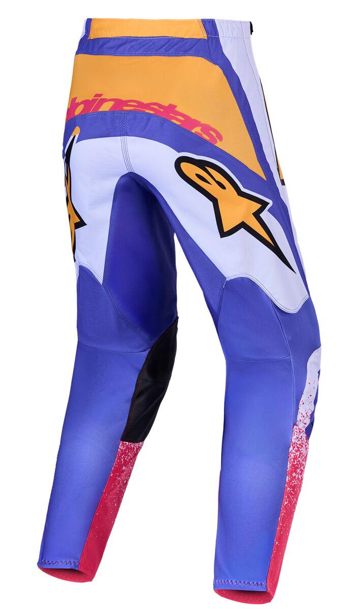 Alpinestars Fluid Drag Crossbyxor Blå/ Guld/ Lila/ Röd/ Vit - 2