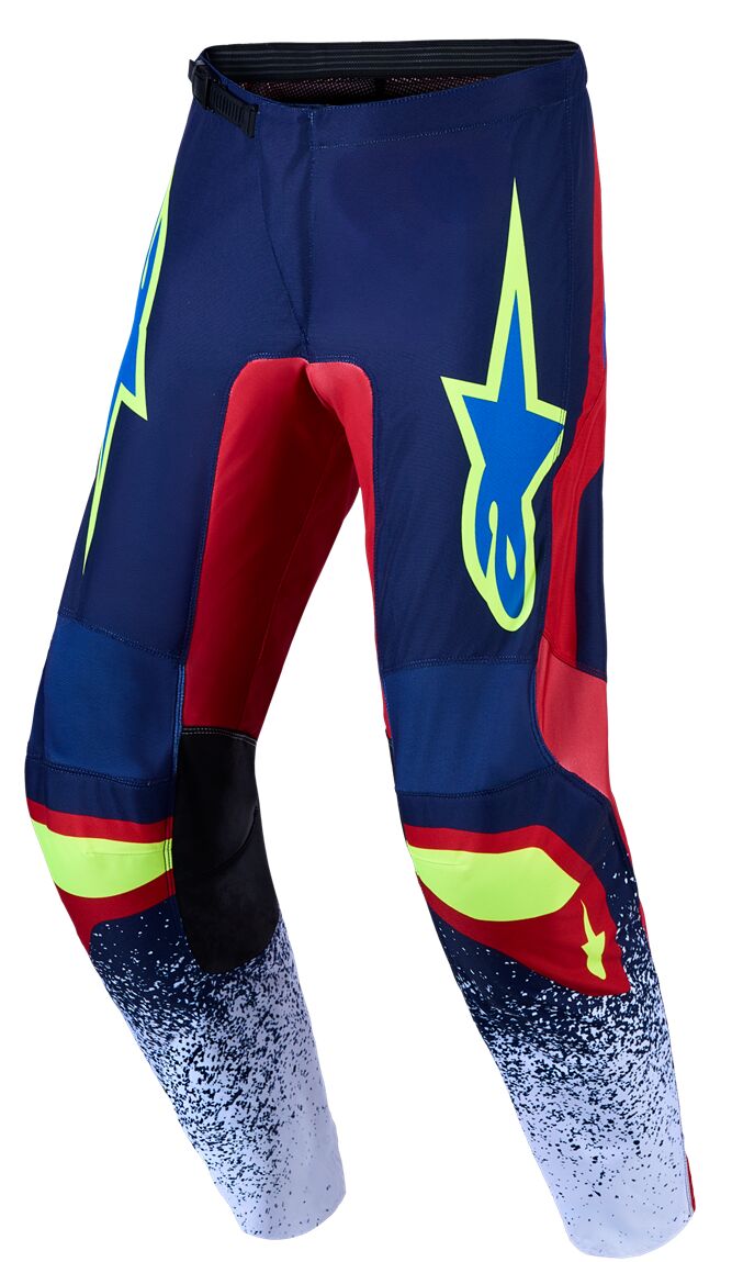 Alpinestars Fluid Drag Crossbukser Blå/ Blå/ Rød/ Hvit