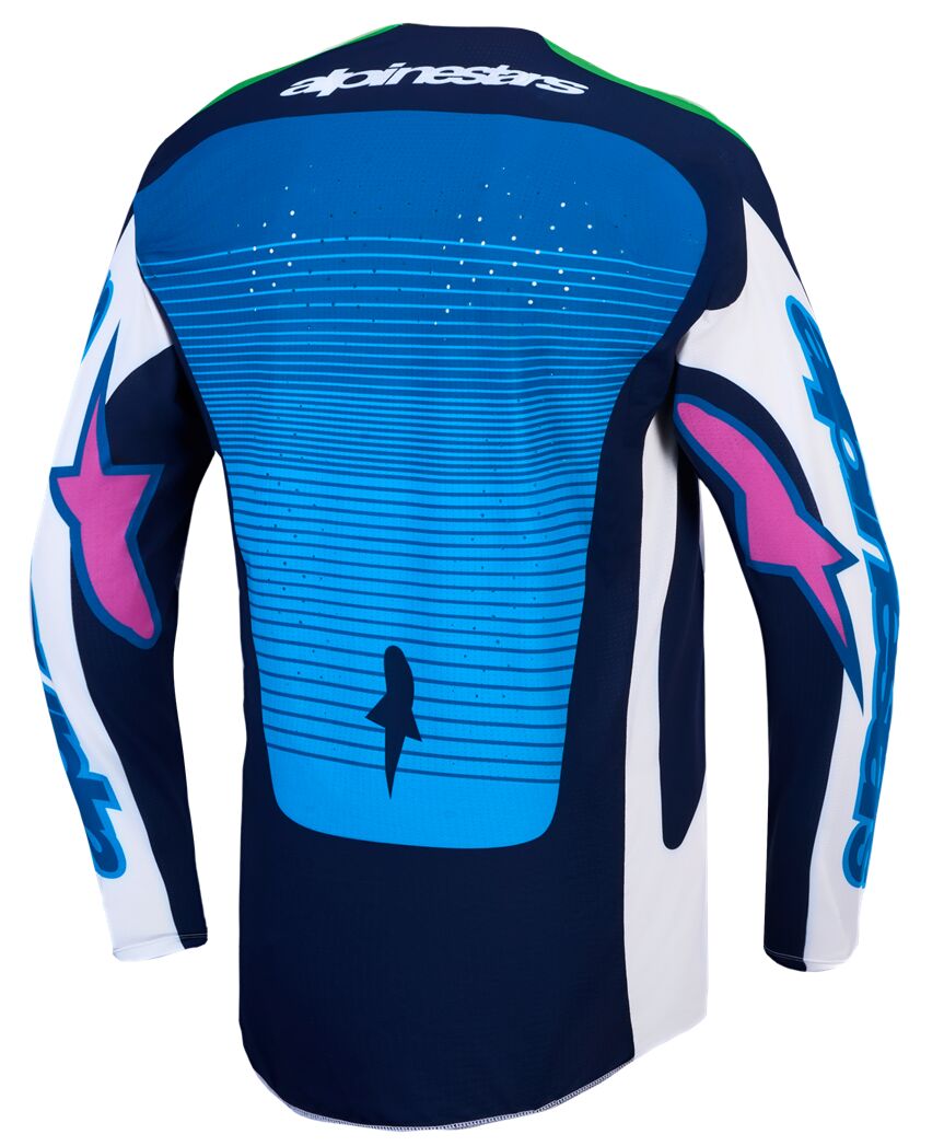 Alpinestars Techstar Maven Crosstrui Blauw/ Groen/ Wit - 2
