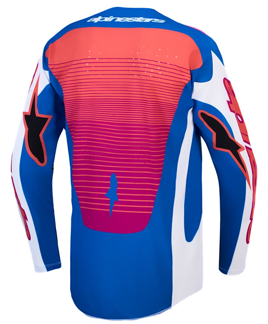 Alpinestars Techstar Maven Crosströja Blå/ Rosa/ Vit - 2