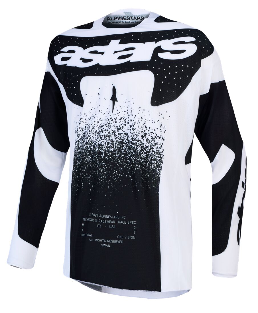 Alpinestars Techstar Swan Crosströja Svart/ Vit