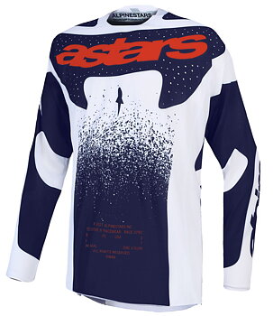 Alpinestars Techstar Swan Crosströja  Grå/  Lilac/ Röd