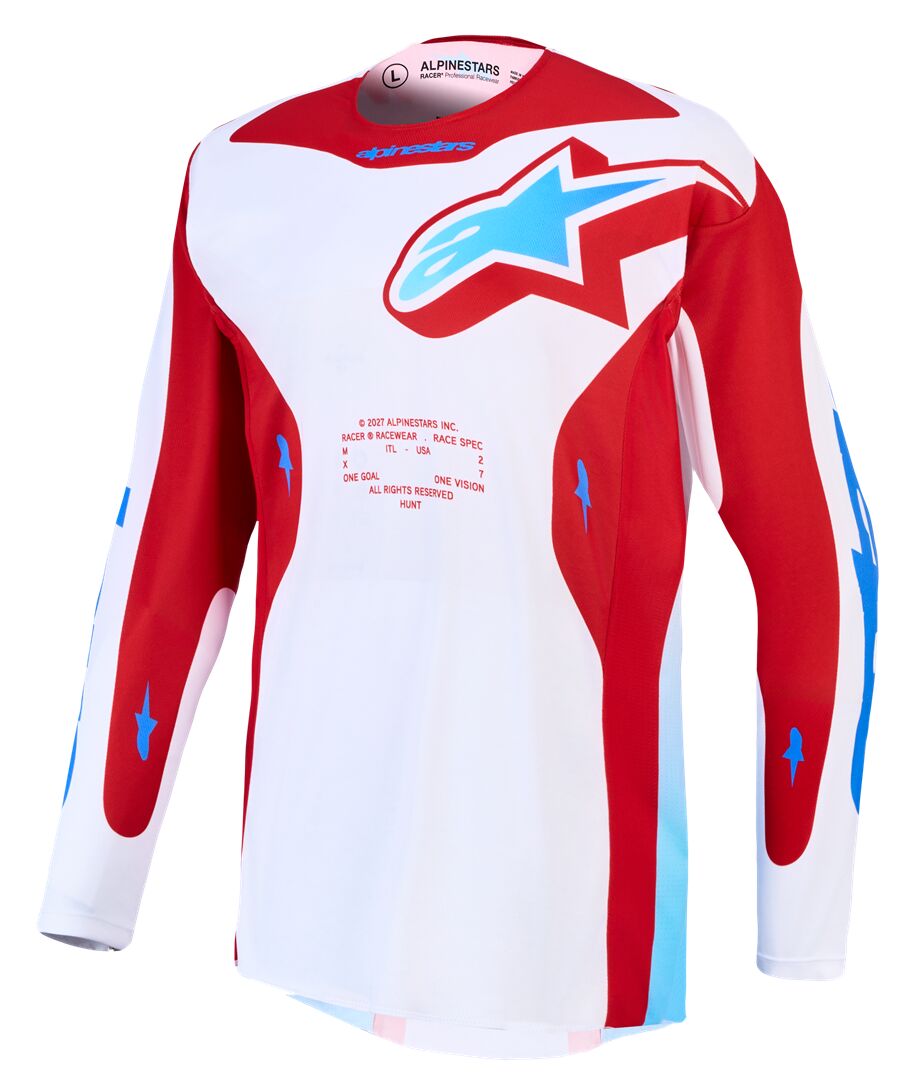 Alpinestars Racer Hunt Crosströja Blå/ Röd/ Vit