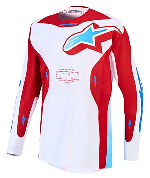 Alpinestars Racer Hunt Crosströja Blå/ Röd/ Vit
